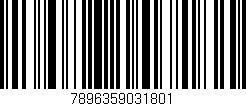 Código de barras (EAN, GTIN, SKU, ISBN): '7896359031801'