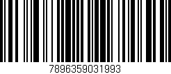 Código de barras (EAN, GTIN, SKU, ISBN): '7896359031993'