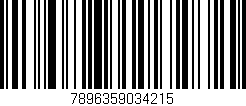 Código de barras (EAN, GTIN, SKU, ISBN): '7896359034215'