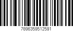 Código de barras (EAN, GTIN, SKU, ISBN): '7896359512591'