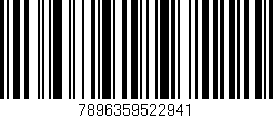 Código de barras (EAN, GTIN, SKU, ISBN): '7896359522941'