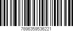 Código de barras (EAN, GTIN, SKU, ISBN): '7896359536221'