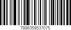 Código de barras (EAN, GTIN, SKU, ISBN): '7896359537075'