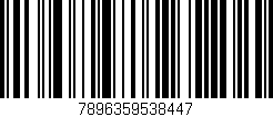 Código de barras (EAN, GTIN, SKU, ISBN): '7896359538447'