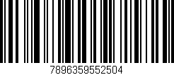 Código de barras (EAN, GTIN, SKU, ISBN): '7896359552504'