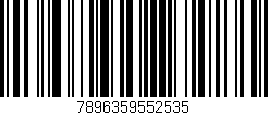 Código de barras (EAN, GTIN, SKU, ISBN): '7896359552535'