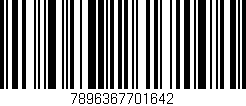 Código de barras (EAN, GTIN, SKU, ISBN): '7896367701642'