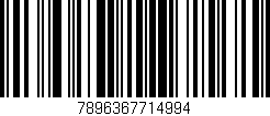 Código de barras (EAN, GTIN, SKU, ISBN): '7896367714994'