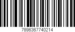 Código de barras (EAN, GTIN, SKU, ISBN): '7896367740214'