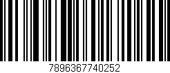 Código de barras (EAN, GTIN, SKU, ISBN): '7896367740252'