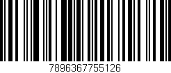Código de barras (EAN, GTIN, SKU, ISBN): '7896367755126'