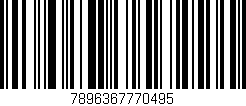 Código de barras (EAN, GTIN, SKU, ISBN): '7896367770495'