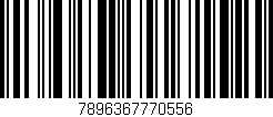 Código de barras (EAN, GTIN, SKU, ISBN): '7896367770556'