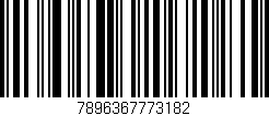 Código de barras (EAN, GTIN, SKU, ISBN): '7896367773182'