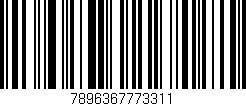 Código de barras (EAN, GTIN, SKU, ISBN): '7896367773311'