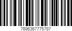 Código de barras (EAN, GTIN, SKU, ISBN): '7896367775797'