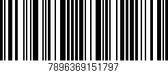 Código de barras (EAN, GTIN, SKU, ISBN): '7896369151797'