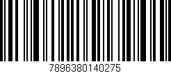 Código de barras (EAN, GTIN, SKU, ISBN): '7896380140275'