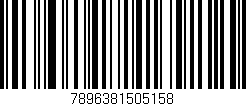 Código de barras (EAN, GTIN, SKU, ISBN): '7896381505158'