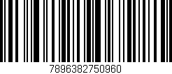 Código de barras (EAN, GTIN, SKU, ISBN): '7896382750960'