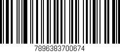 Código de barras (EAN, GTIN, SKU, ISBN): '7896383700674'