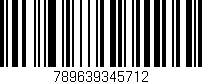 Código de barras (EAN, GTIN, SKU, ISBN): '789639345712'