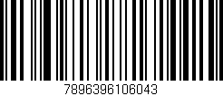 Código de barras (EAN, GTIN, SKU, ISBN): '7896396106043'
