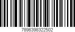 Código de barras (EAN, GTIN, SKU, ISBN): '7896398322502'