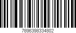 Código de barras (EAN, GTIN, SKU, ISBN): '7896398334802'