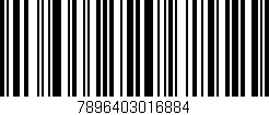 Código de barras (EAN, GTIN, SKU, ISBN): '7896403016884'
