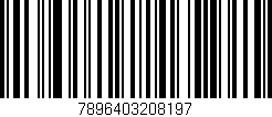 Código de barras (EAN, GTIN, SKU, ISBN): '7896403208197'