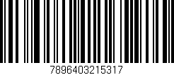 Código de barras (EAN, GTIN, SKU, ISBN): '7896403215317'