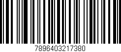 Código de barras (EAN, GTIN, SKU, ISBN): '7896403217380'