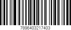 Código de barras (EAN, GTIN, SKU, ISBN): '7896403217403'