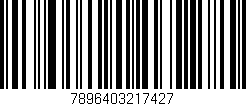 Código de barras (EAN, GTIN, SKU, ISBN): '7896403217427'