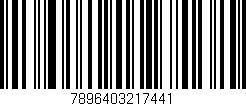 Código de barras (EAN, GTIN, SKU, ISBN): '7896403217441'