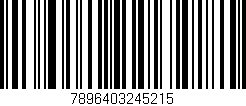 Código de barras (EAN, GTIN, SKU, ISBN): '7896403245215'