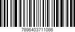 Código de barras (EAN, GTIN, SKU, ISBN): '7896403711086'