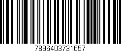 Código de barras (EAN, GTIN, SKU, ISBN): '7896403731657'