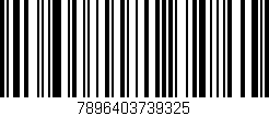 Código de barras (EAN, GTIN, SKU, ISBN): '7896403739325'