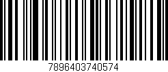 Código de barras (EAN, GTIN, SKU, ISBN): '7896403740574'