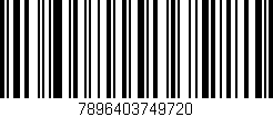 Código de barras (EAN, GTIN, SKU, ISBN): '7896403749720'
