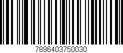 Código de barras (EAN, GTIN, SKU, ISBN): '7896403750030'
