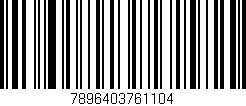 Código de barras (EAN, GTIN, SKU, ISBN): '7896403761104'