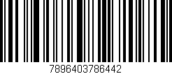 Código de barras (EAN, GTIN, SKU, ISBN): '7896403786442'