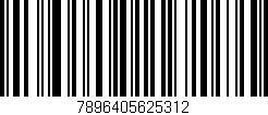 Código de barras (EAN, GTIN, SKU, ISBN): '7896405625312'