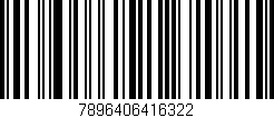 Código de barras (EAN, GTIN, SKU, ISBN): '7896406416322'