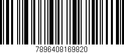 Código de barras (EAN, GTIN, SKU, ISBN): '7896408169820'