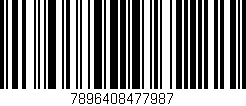 Código de barras (EAN, GTIN, SKU, ISBN): '7896408477987'
