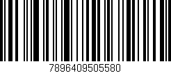 Código de barras (EAN, GTIN, SKU, ISBN): '7896409505580'